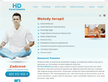 Tablet Screenshot of hdfizjoterapia.pl